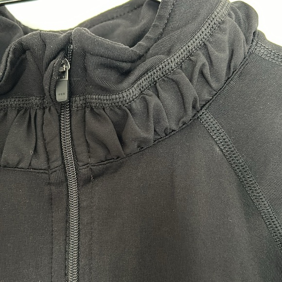 SPANX - Women Black Contour Full Zip Jacket Athleisure Lightweight Sweater large - Picture 7 of 12